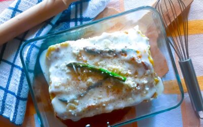 lasagne asparagi in pirofila vetro | GUSTOLIGHT