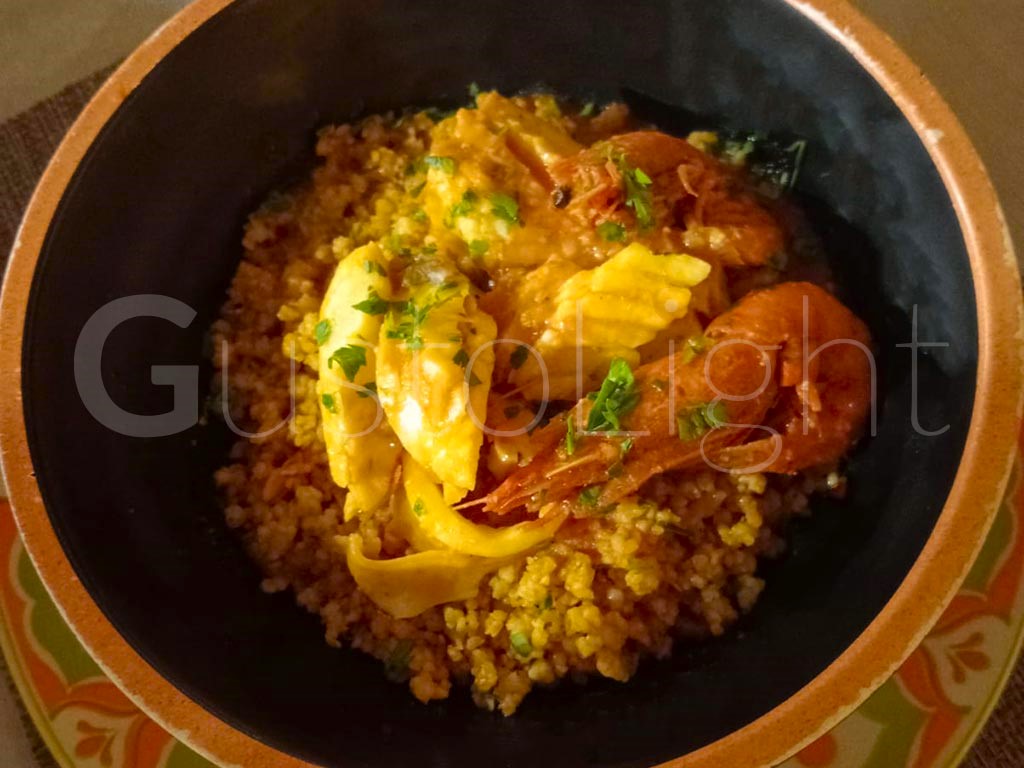 cous cous alla trapanese light | GUSTOLIGHT