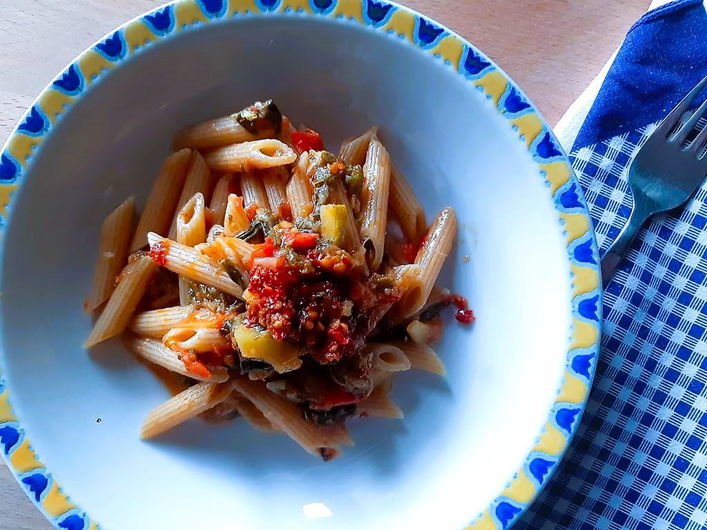 pasta con i tenerumi asciutta light | GUSTOLIGHT