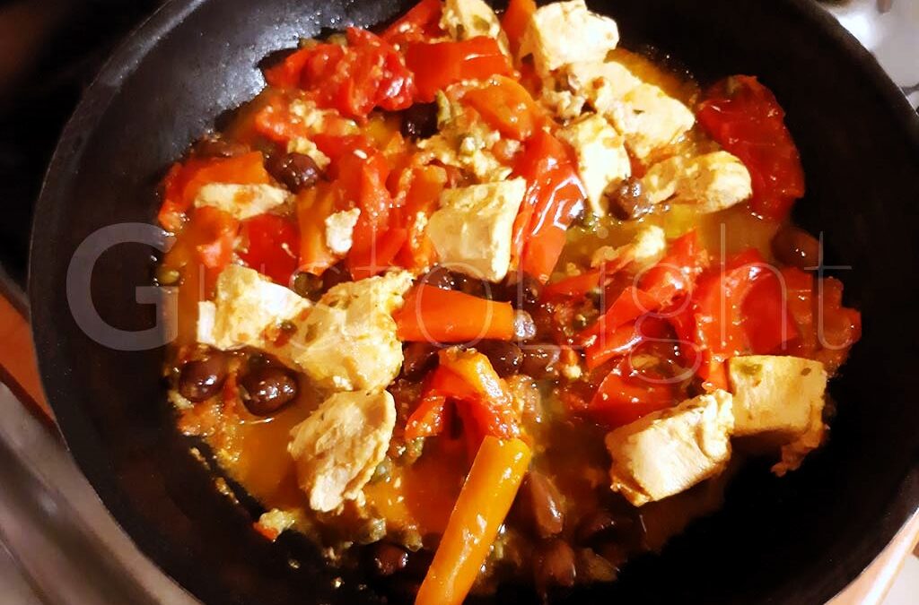 BOCCONCINI DI POLLO CON PEPERONI LIGHT