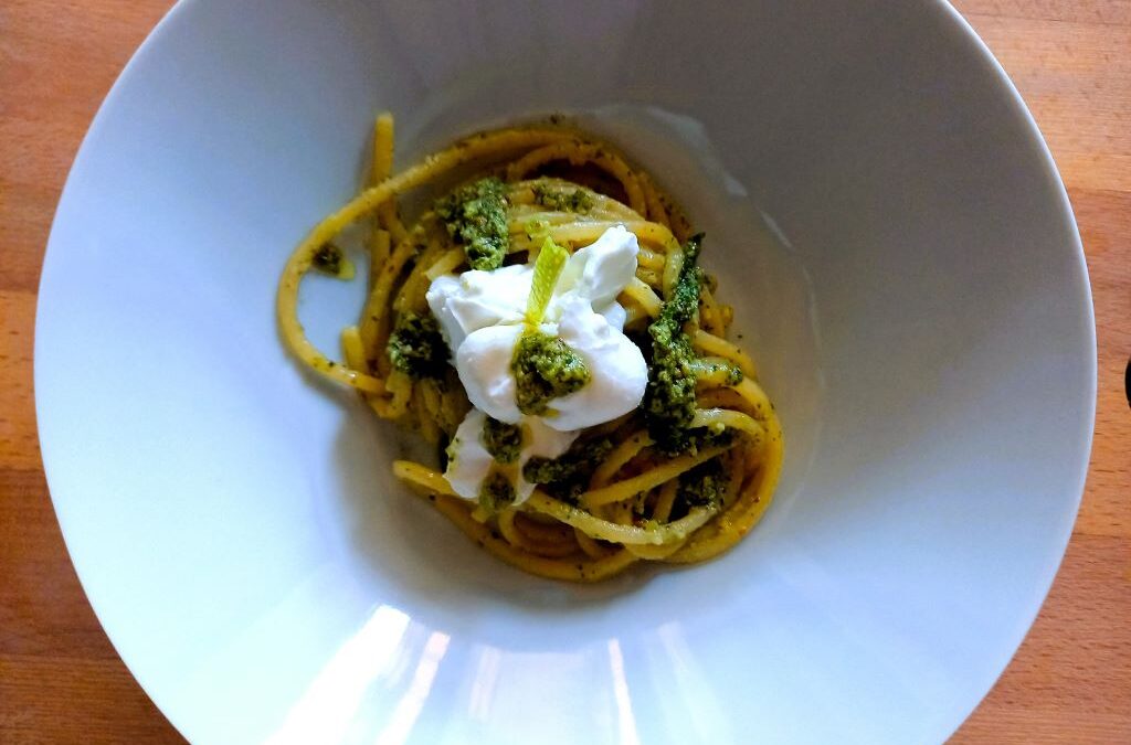 SPAGHETTI AL PESTO DI LIMONI LIGHT