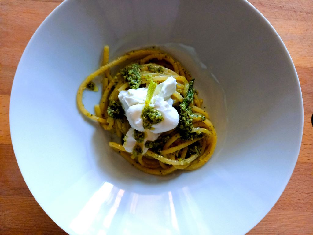 spaghetti-al-pesto-di-limoni-light spaghetti al pesto di limoni light | GUSTOLIGHT