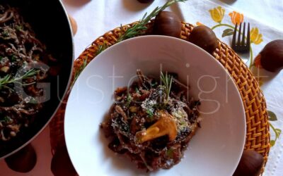 TONNARELLI FUNGHI E  CASTAGNE LIGHT