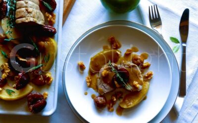 filetto di maiale light mele e castagne | GUSTOLIGHT
